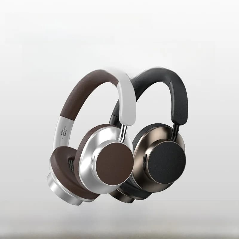 Ретровские полноразмерные Bluetooth-наушники с FM-радио и слотом для TF-карты