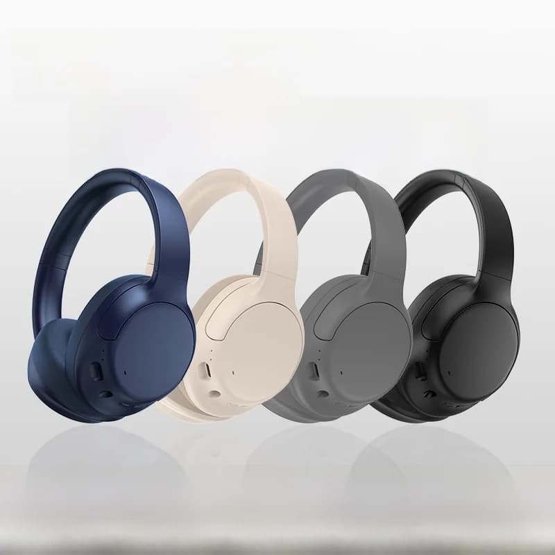 Беспроводные Bluetooth-наушники накладные с активным шумоподавлением