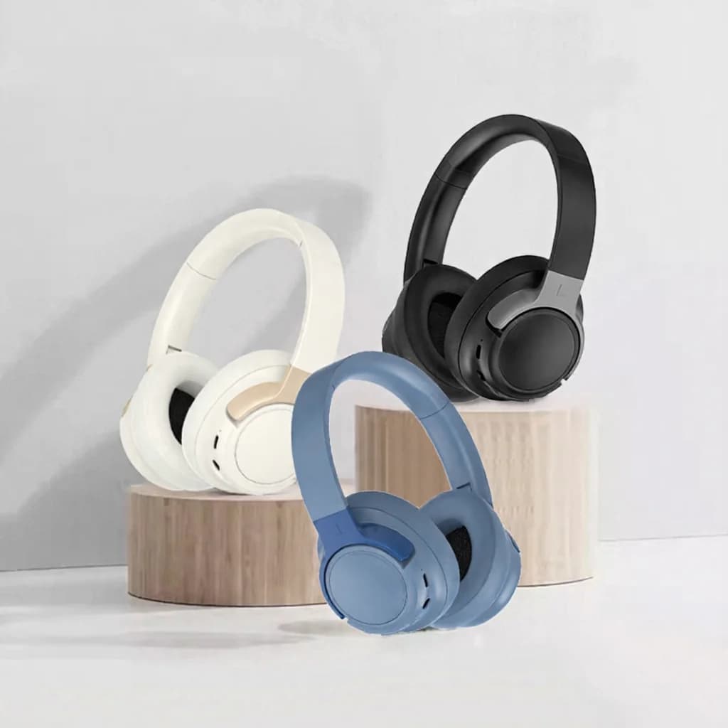 Беспроводные Bluetooth-наушники накладного типа с активным шумоподавлением