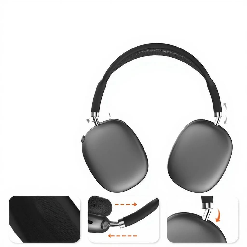 Беспроводные Bluetooth-наушники с FM-радио и слотом для TF-карты
