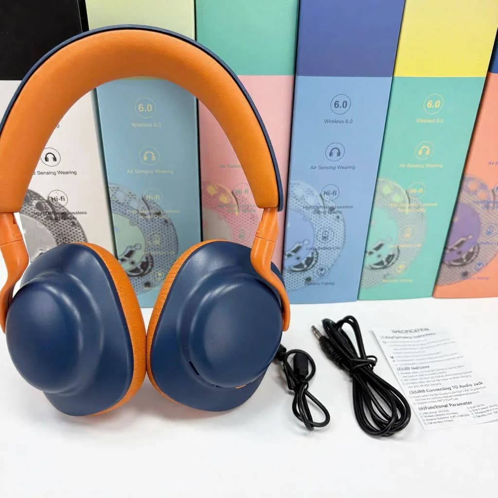 Беспроводные Bluetooth-наушники с FM-радио и зарядкой Type-C