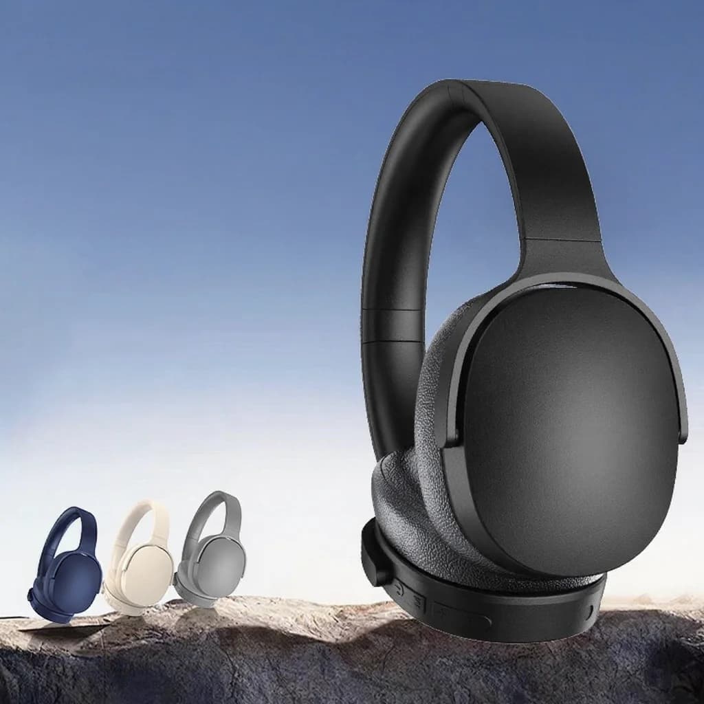 Беспроводные Bluetooth-наушники с активным шумоподавлением, накладные, долгая работа