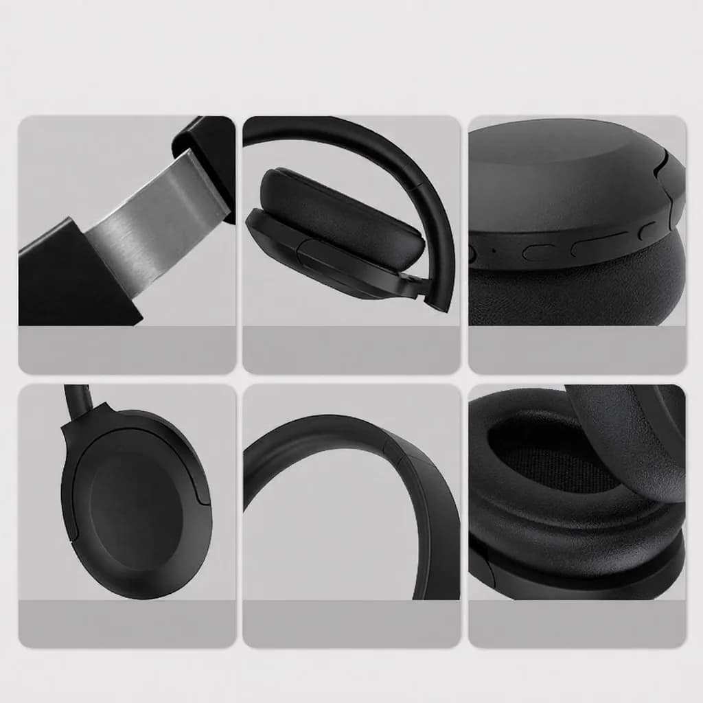 Беспроводные накладные Bluetooth-наушники 5.4 с активным шумоподавлением