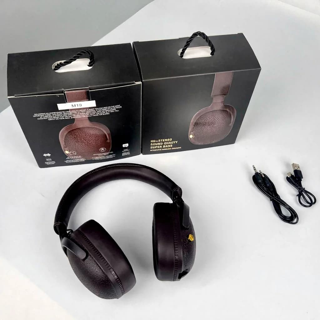 Ретро Bluetooth-наушники с микрофоном