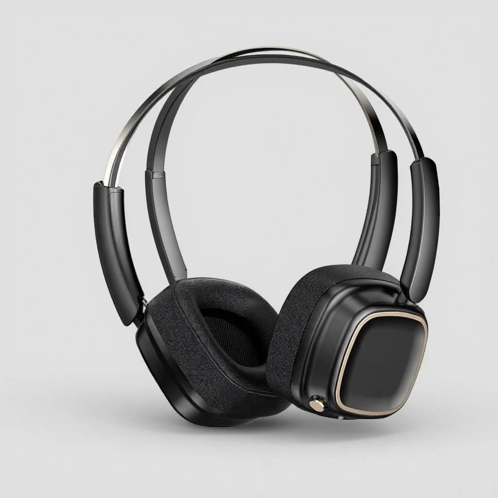 Ретро-наушники беспроводные накладные Bluetooth 5.4 со стереобасом