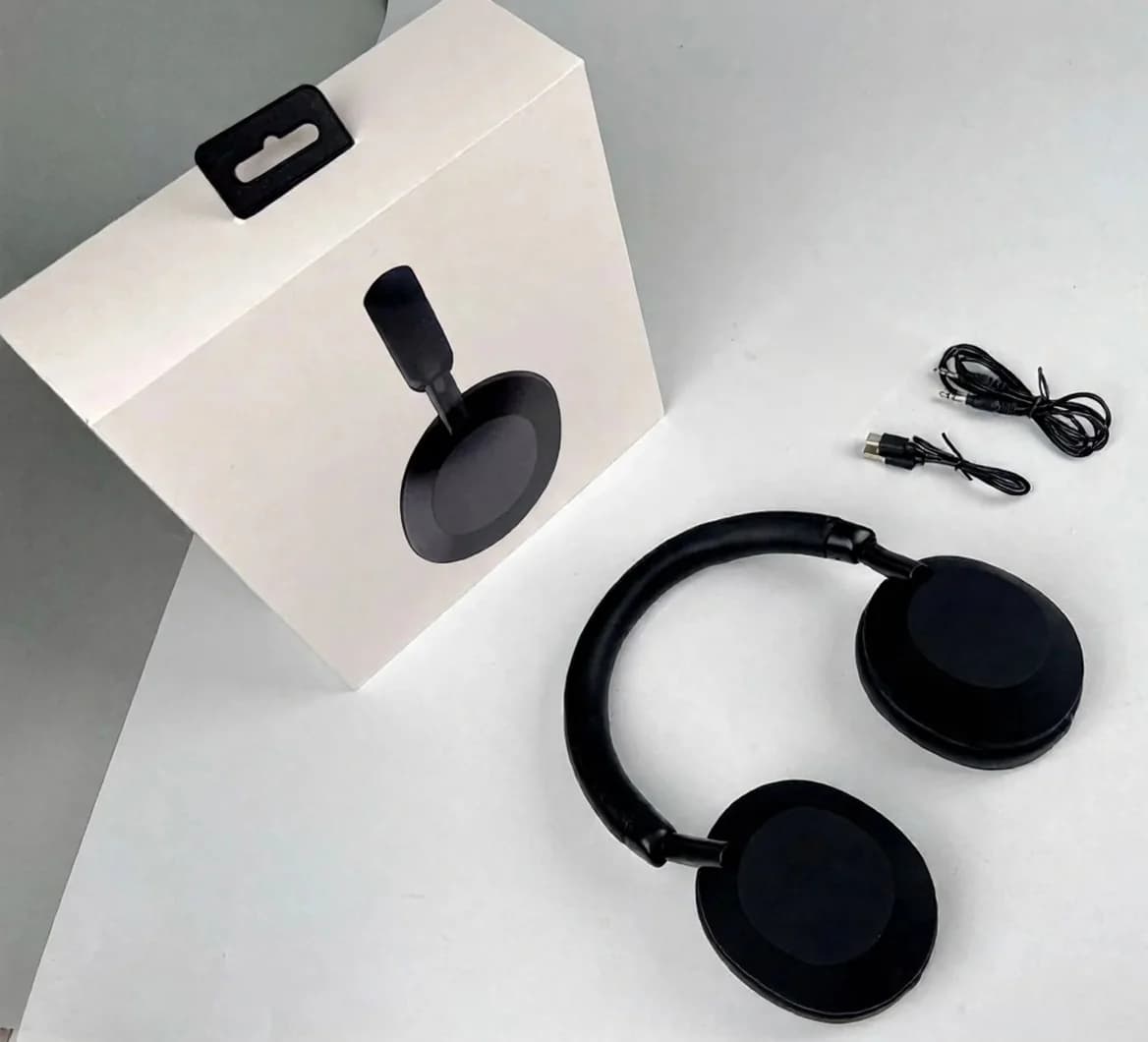 Беспроводные Bluetooth-наушники с активным шумоподавлением (ANC), накладные