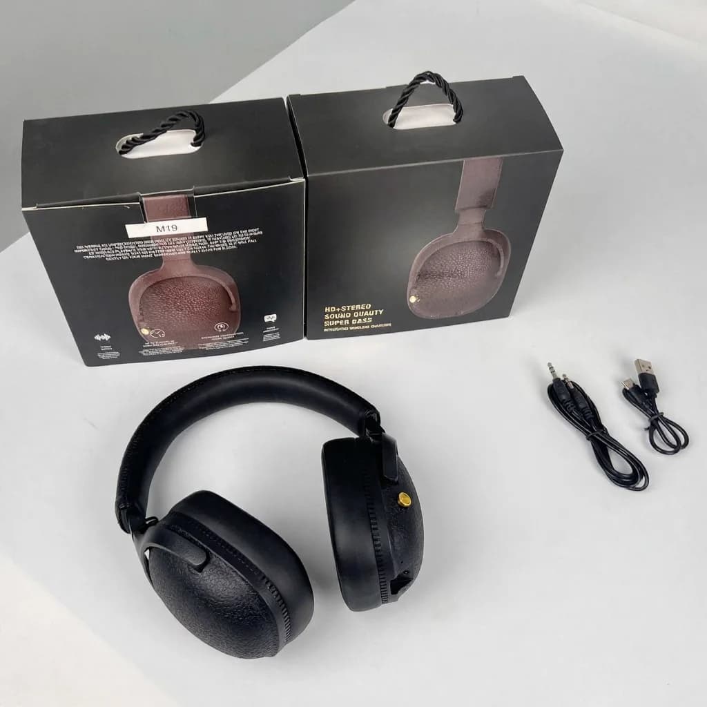 Ретро Bluetooth-наушники с микрофоном