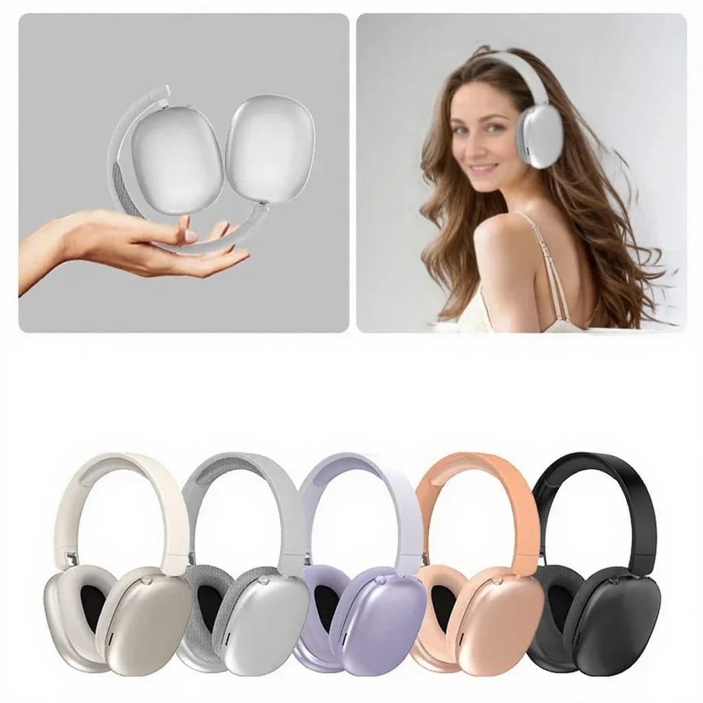Беспроводные Bluetooth-наушники накладного типа с FM-радио и слотом для TF-карты