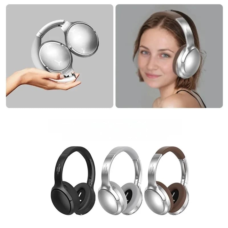 Ретро-наушники накладного типа с Bluetooth, FM-радио и проводным режимом
