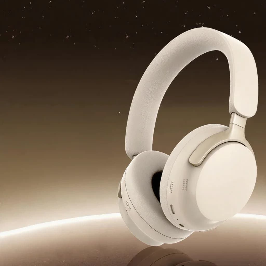 Беспроводные Bluetooth-наушники накладного типа с зарядкой Type-C и стереозвуком