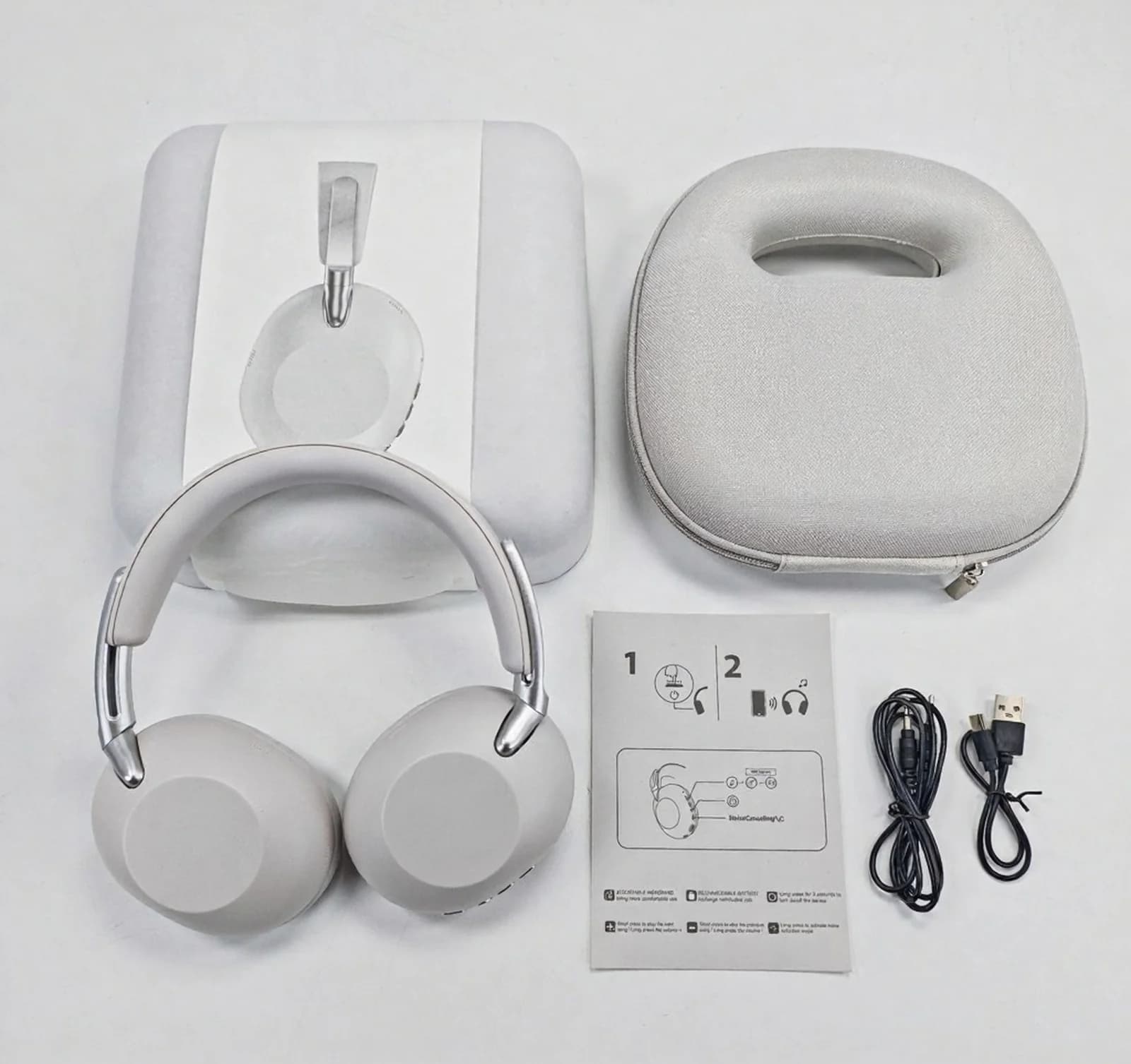 Накладные беспроводные Bluetooth-наушники с активным шумоподавлением