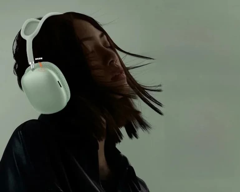 Накладные наушники Bluetooth 5.4 с регулятором громкости и FM-радио