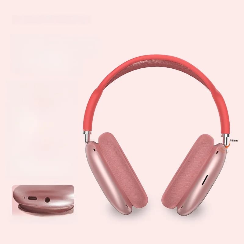 Bluetooth 5.4 накладные наушники с регулятором и FM-радио