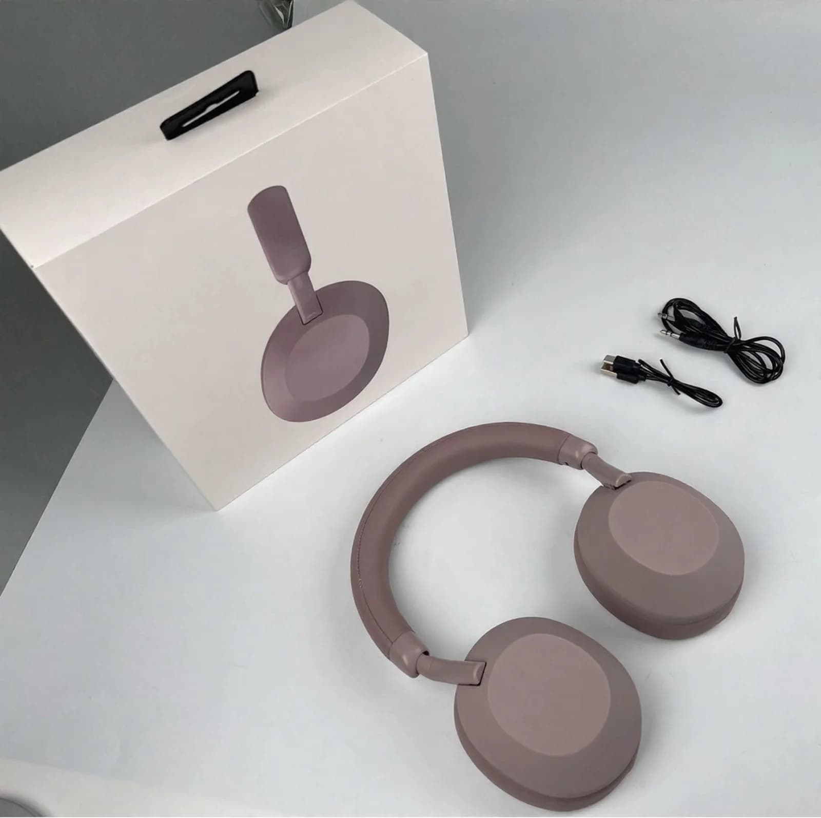 Беспроводные Bluetooth-наушники с активным шумоподавлением (ANC), накладные