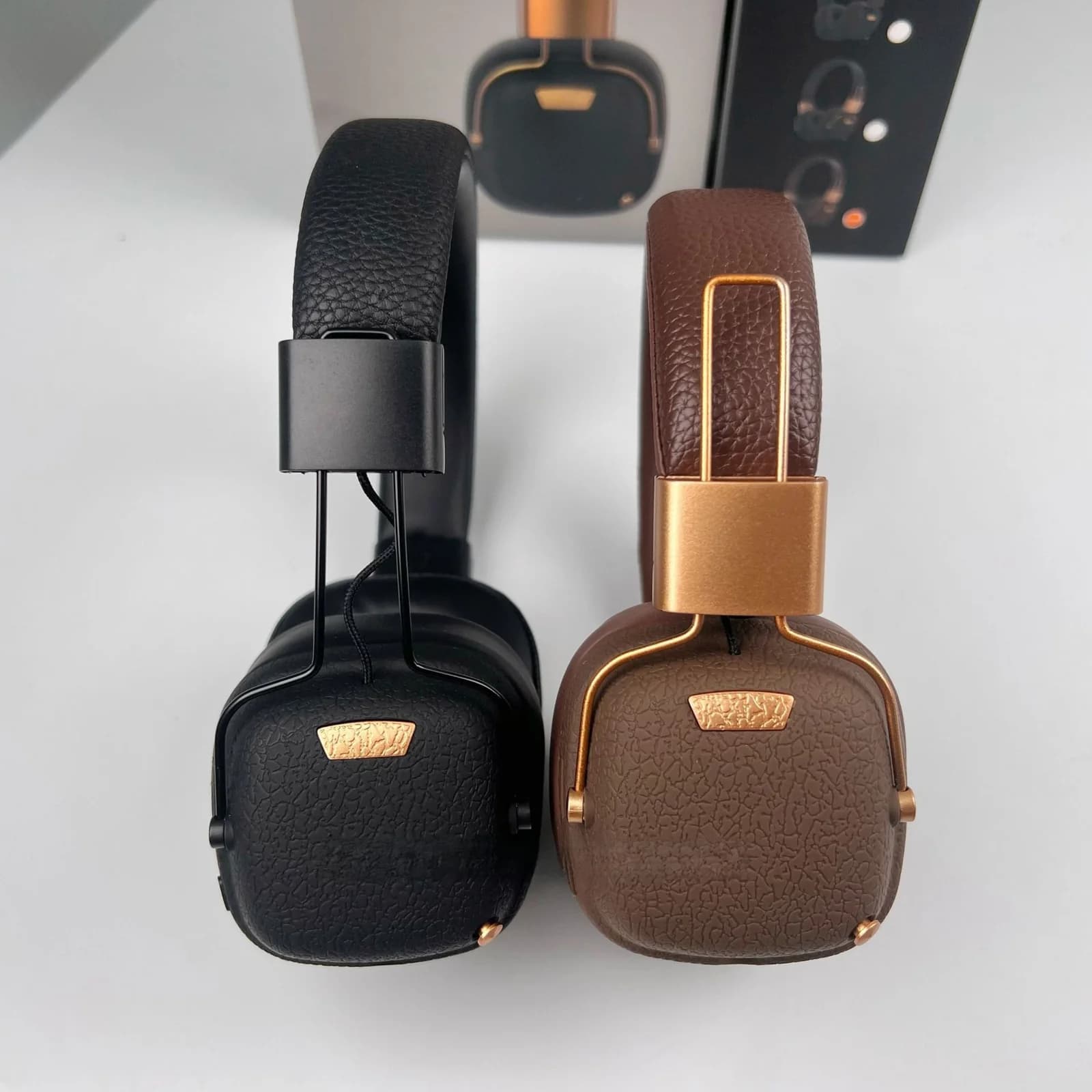 Ретро беспроводные Bluetooth-наушники с режимами эквалайзера