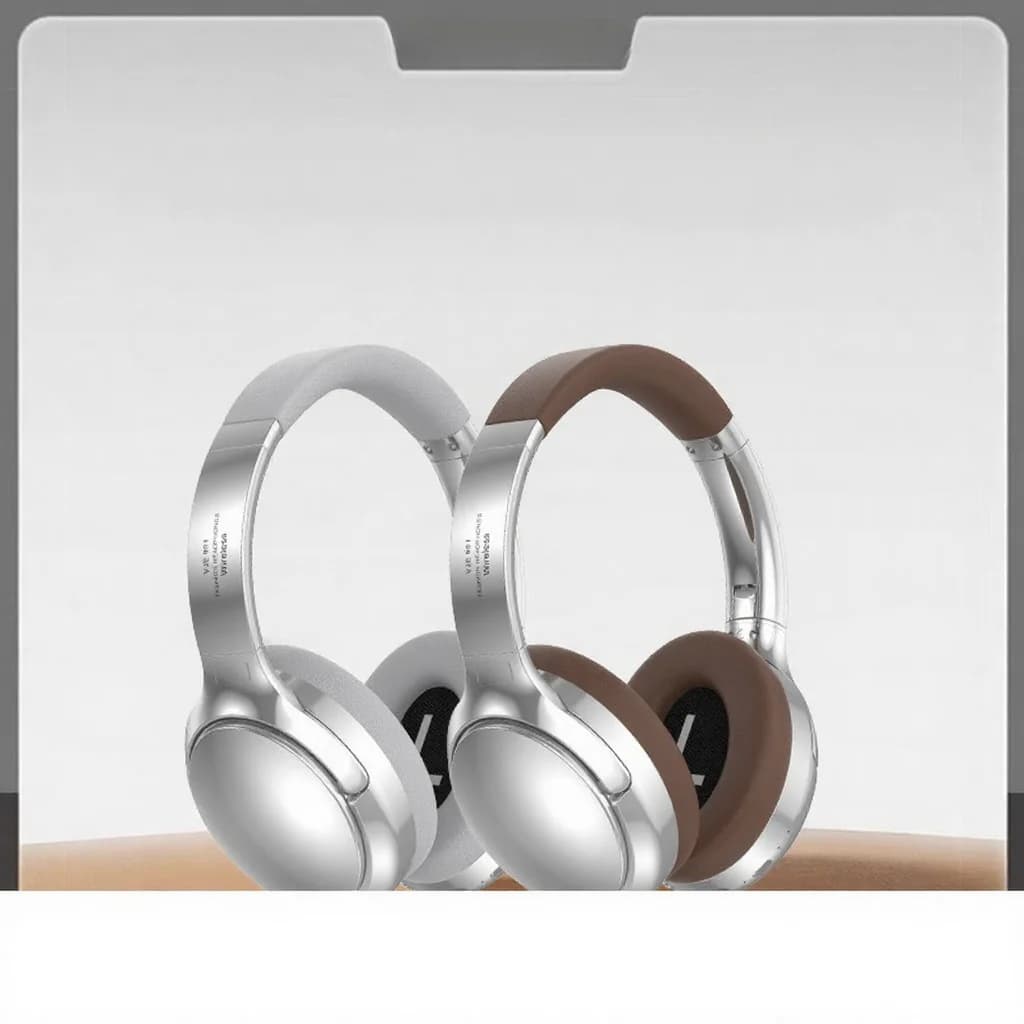 Ретро Bluetooth-наушники накладные с FM-радио и проводным режимом