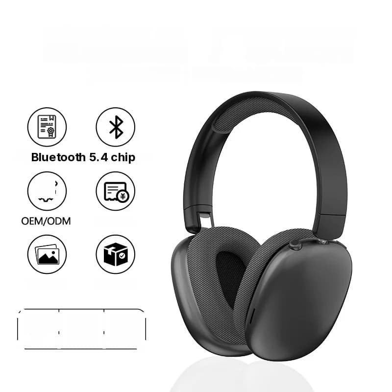 Беспроводные накладные Bluetooth-наушники с FM-радио и слотом для TF-карты