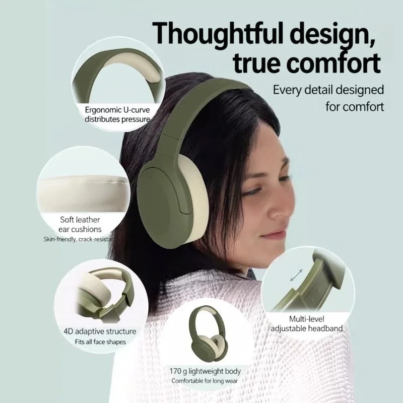Беспроводные Bluetooth-наушники с FM-радио и долгим временем работы