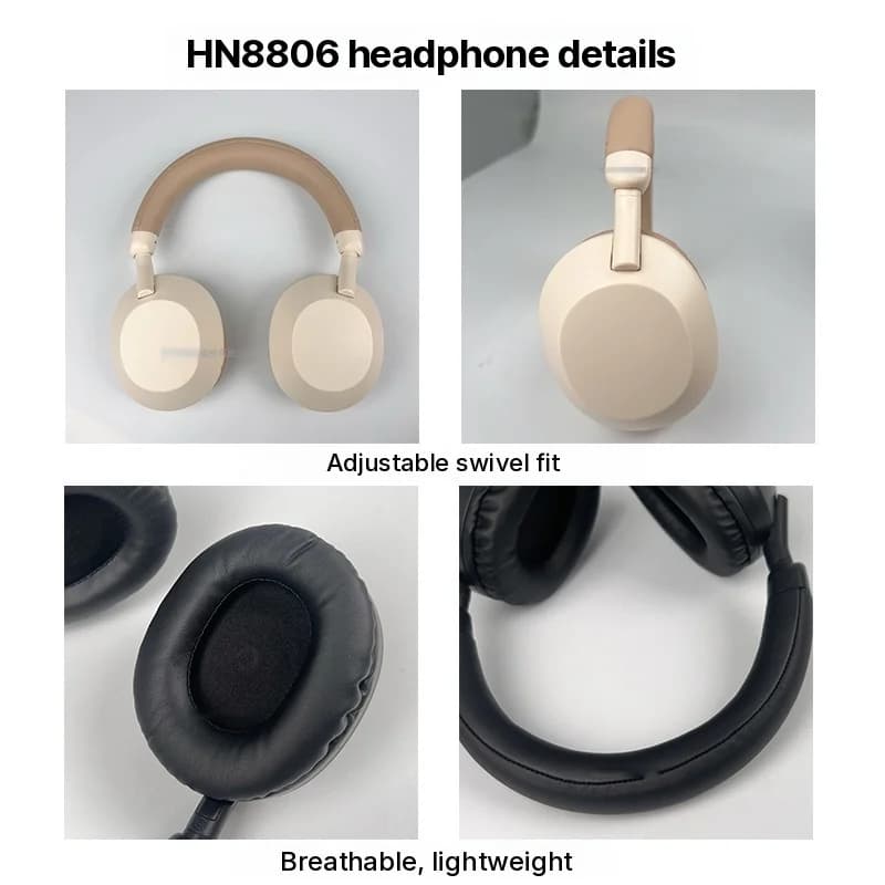 Беспроводные Bluetooth-наушники с глубоким басом и микрофоном