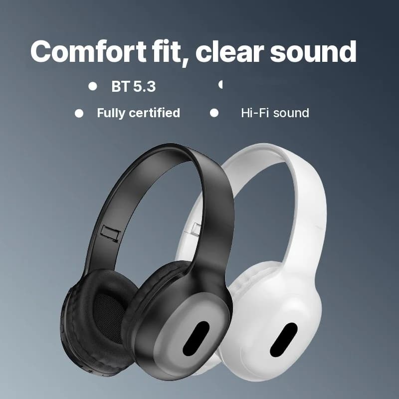 Накладные Bluetooth-наушники со слотом для TF-карты и AUX-входом