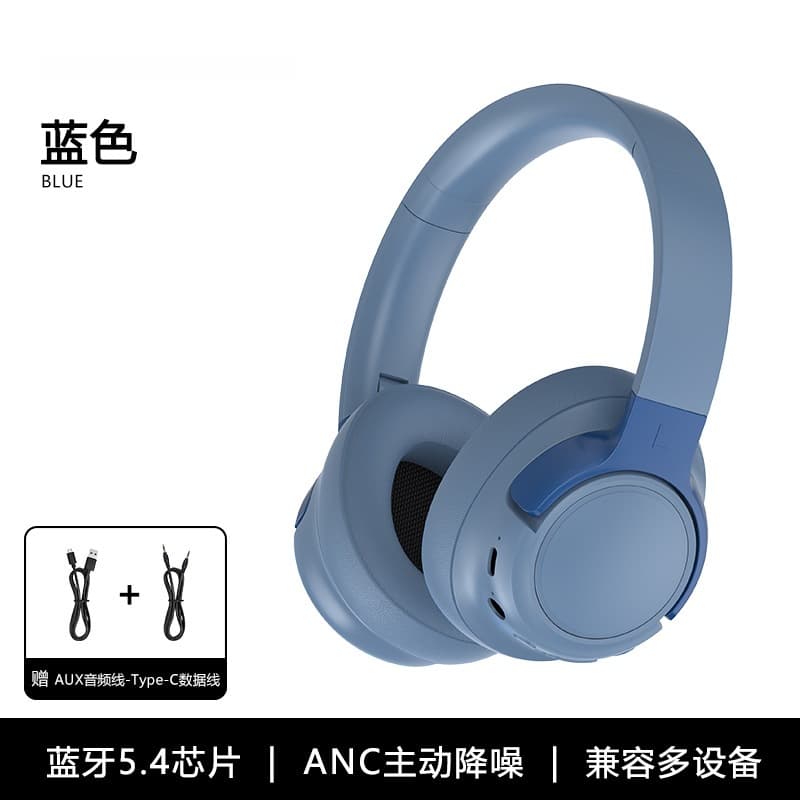 Беспроводные Bluetooth-наушники накладного типа с активным шумоподавлением